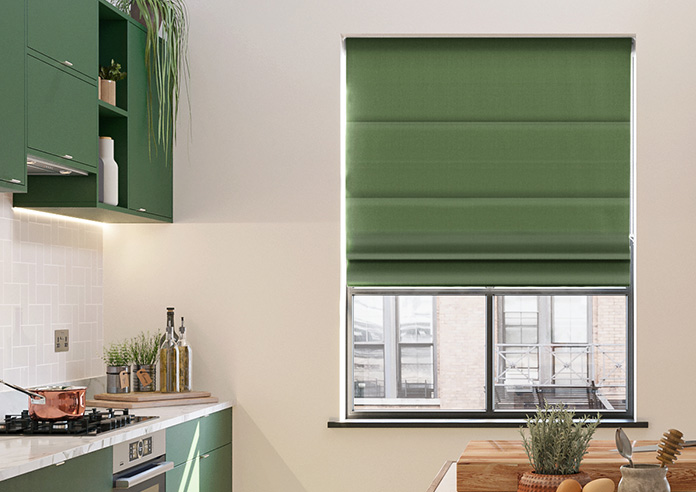 Lyra, Juniper - Twist&Fit Roman Blind - Image 3